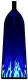 Merlin CD4 Coloured Flames