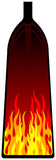 Merlin CD4 Coloured Flames